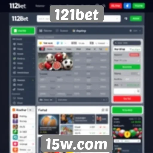 Interface do usuário do site 121bet avaliada