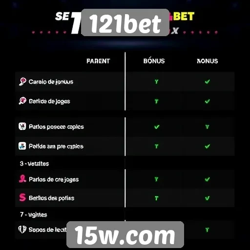 Comparação entre 121bet e concorrentes