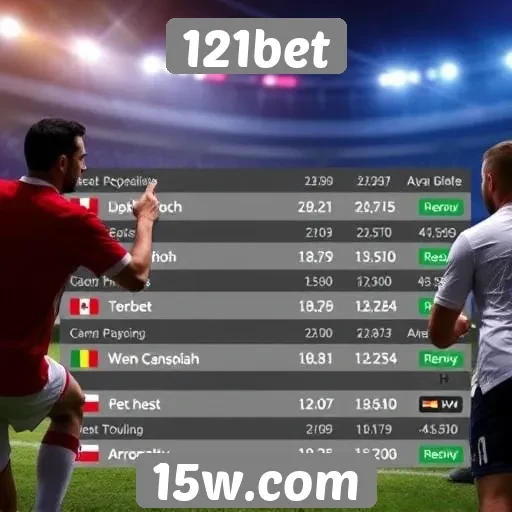 Apostas ao vivo no 121bet e sua popularidade