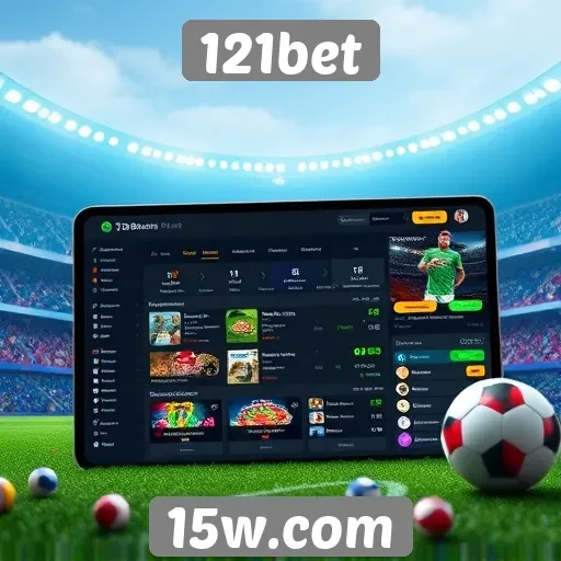 Navegação e usabilidade no portal 121bet